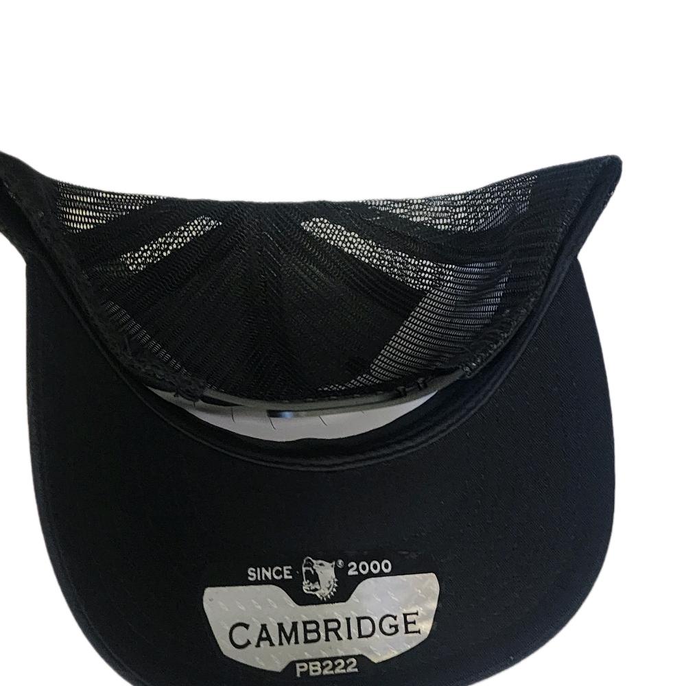 "FERAL" Traditional Baseball Cap with Leather Engraved Patch and Adjustable Closure