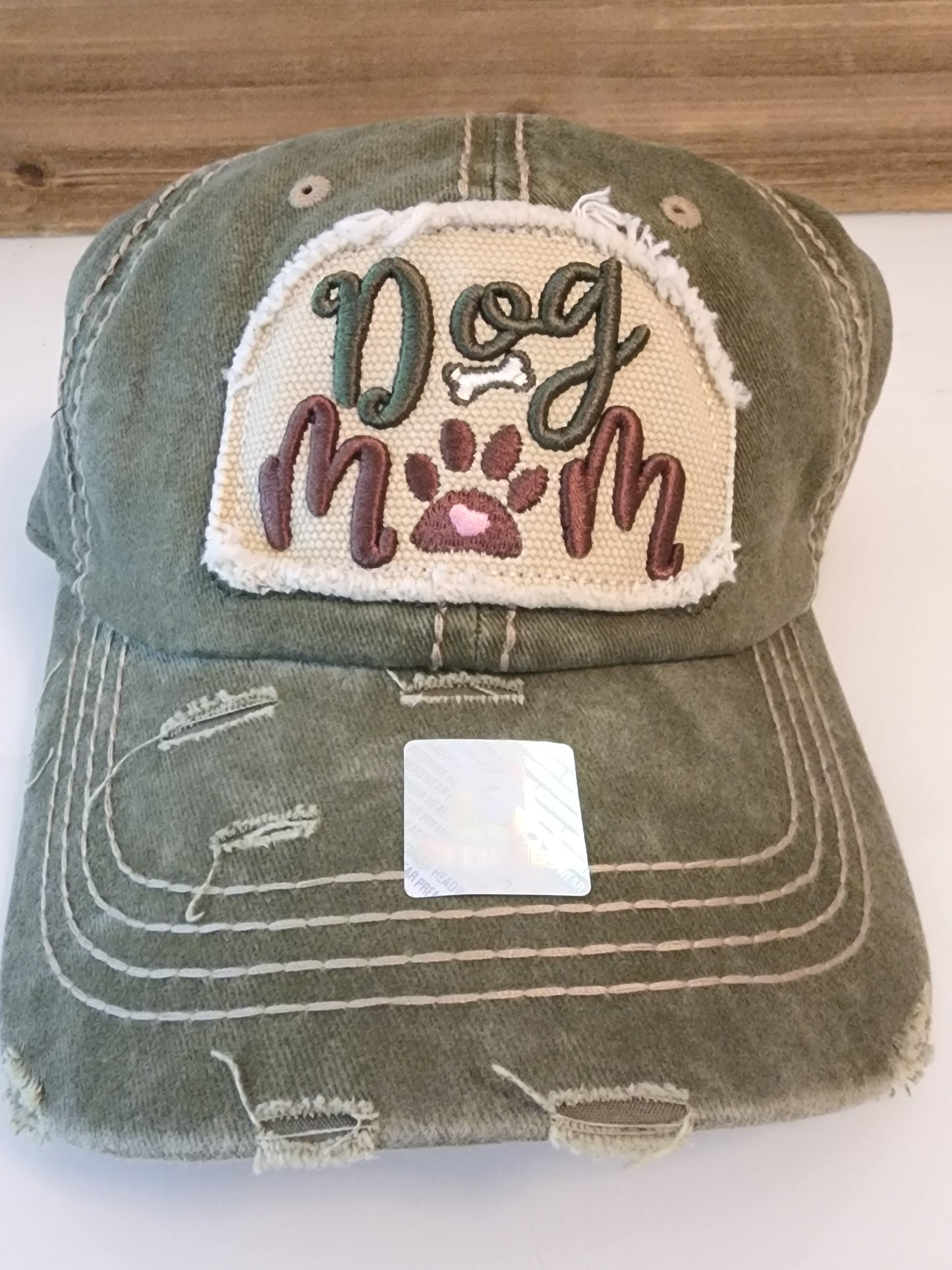 Vintage Hat "Dog Mom"