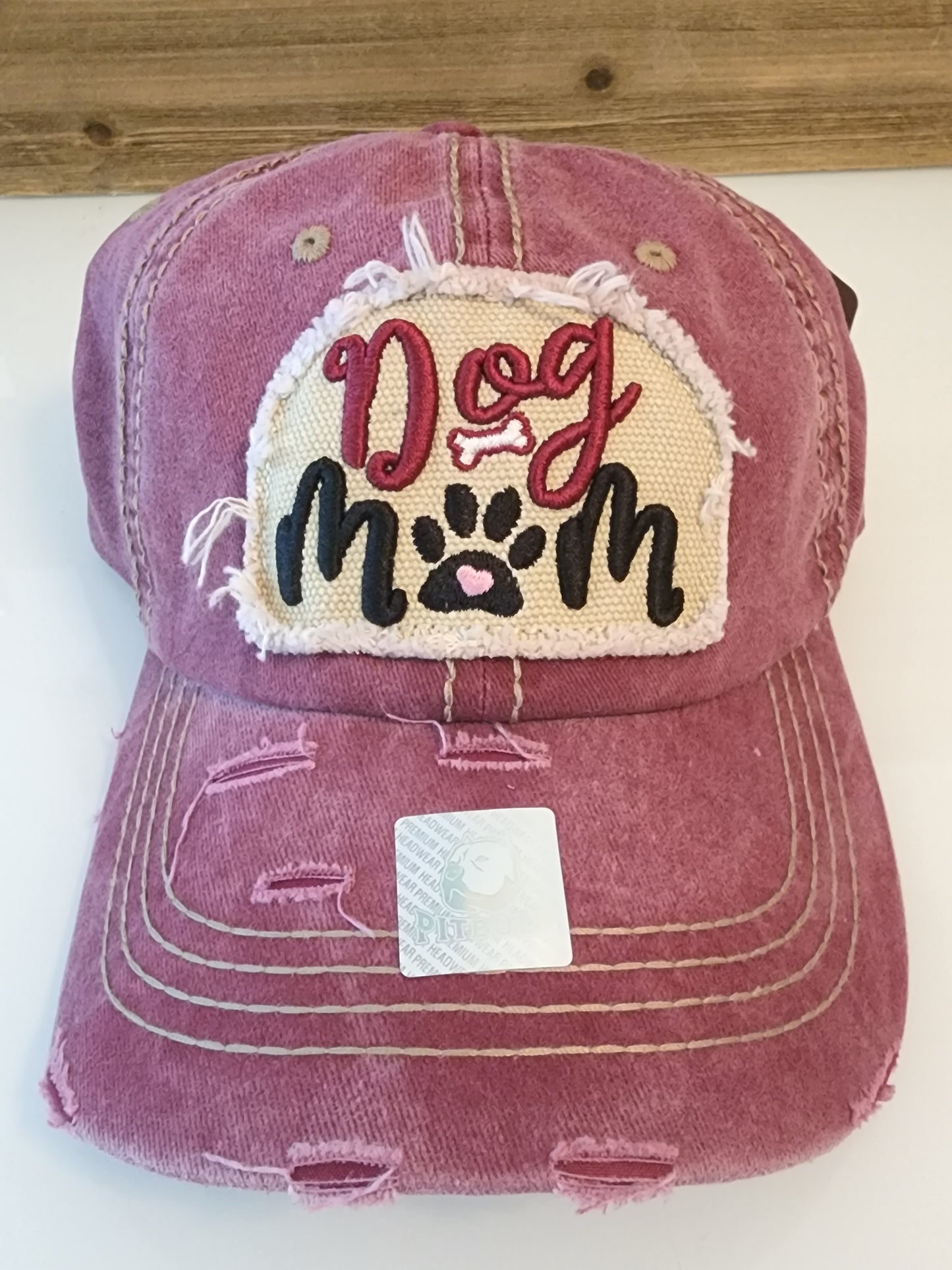 Vintage Hat "Dog Mom"