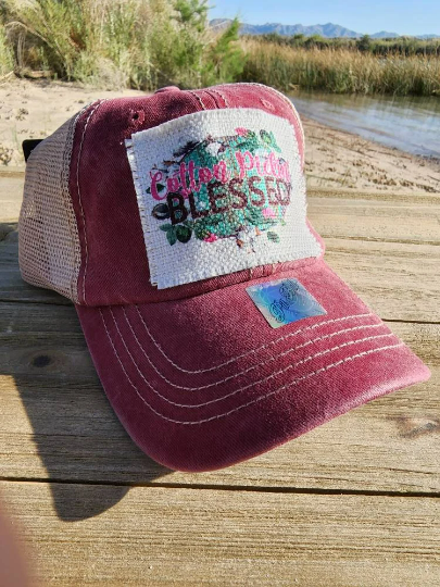 Vintage Hat "Cotton Picken Blessed"