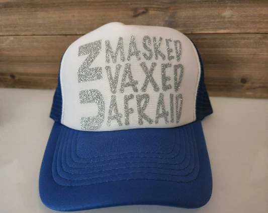 Trucker Hat "UnVaxed, UnMasked, UnAfraid"