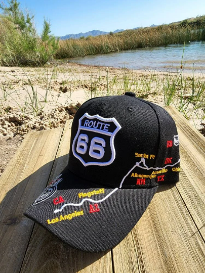 Dad Hat "Route 66 - Black"