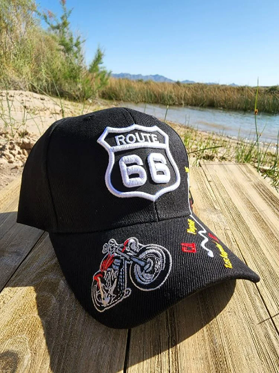 Dad Hat "Route 66 - Black"